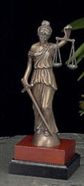 Blind Justice Sculpture